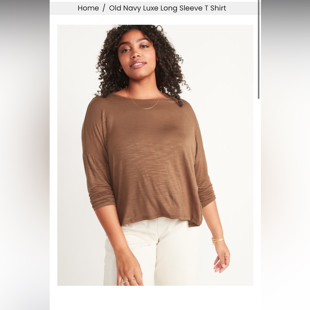 Old Navy Luxe Long-sleeve Tee
